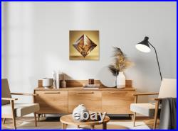 GOLD DIAMOND Giclée Canvas Print Limited Edition Artwork Investment & Charity