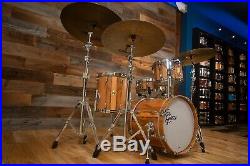 Gretsch USA Custom 3 Piece Bebop Drum Kit Limited Edition 1 Of 25 Red Gum Exotic