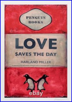 Harland Miller'Love Saves The Day' Exhibition Poster Print, Plate Signed