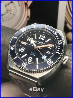 Helson Buccaneer GMT Limited Edition 100 Pieces 45mm Swiss ETA Automatic 500m