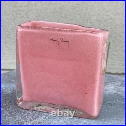 Henry Dean Square Sweet Handmade Blown Glass Decorative Piece Limited Edition