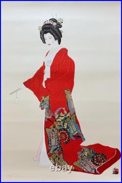 Hisashi Otsuka HANAYOME PASSION Hand Signed Limited Edition Pearl Gold Leaf Art