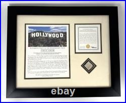 Hollywood Sign Authentic Piece 1923-1978 Framed Display COA Limited Edition
