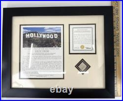 Hollywood Sign Authentic Piece 1923-1978 Framed Display COA Limited Edition
