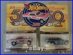 Hot Wheels HWC/RLC 32nd Convention 65 Comet Gasser & Datsun 5! 0 Wagon with patch