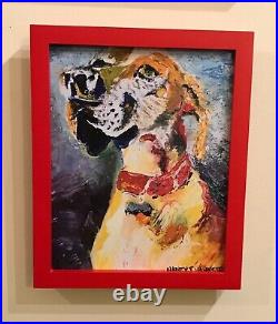 Hound, Dog, Limited Edition Canvas Print, Frame