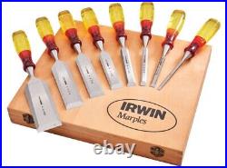 IRWIN Marples XMS18S373S8 Limited Edition Splitproof Chisel Set 8 Piece