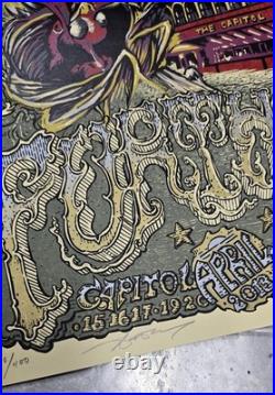 Important Masthay/Welker poster for Furthur. Signed by both. Port Chester, NY