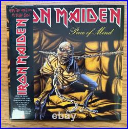 Iron Maiden Piece Of Mind Limited Edition Lp Vinyl Picture Disc New Sealed