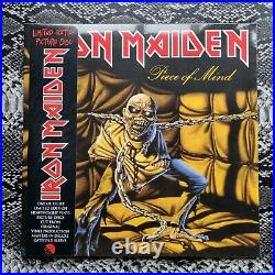 Iron Maiden Piece Of Mind Limited edition Picture Disc Sealed + Perfect
