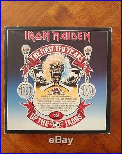 Iron Maiden limited edition first 10 years 20 piece vinyl collectors box set