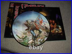 Iron Maiden -piece Of Mind- Awesome Rare Limited Edition Vinyl Lp Picture Disc