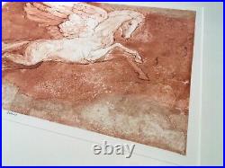Ivan Valtchev Signed Numbered Etching The Flight of the Pegasus 67/99 Frame