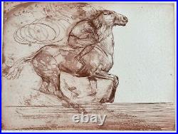 Ivan Valtchev (b 1944 Germany) Signed Etching The Rider