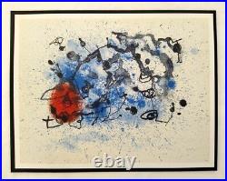 JOAN MIRÓ Lithograph withCOA. #UniqueGift 1975 Miró litógrafo. Limited Edition ART