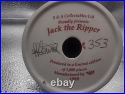 Jack the ripper limited edition piece of 1,000 signed Autograph