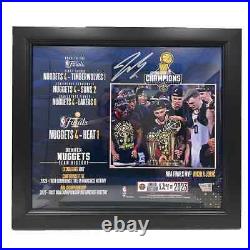 Jamal Murray Denver Nuggets Autographed Limited Edition NBA Finals Frame Piece