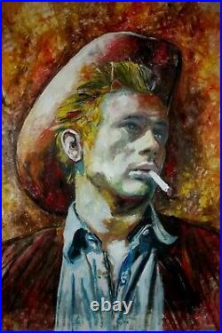 James Dean! Giant! Hollywood! Marcelo Neira Limit Art Print Hand Signed #3/25