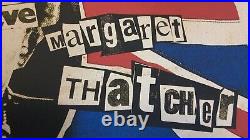Jamie Reid & Billy Childish GOD SAVE MARGARET THATCHER Print L13
