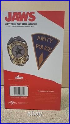 Jaws Amity Island Police Chief Badge And Patch Limited Edition Prop Replica
