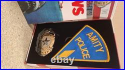 Jaws Amity Island Police Chief Badge And Patch Limited Edition Prop Replica