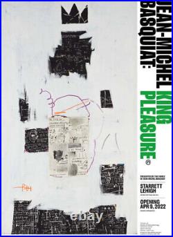 Jean-Michel Basquiat limited edition exhibition poster Tuxedo