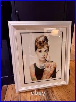Jj Adams Limited Edition Large Signed Print Audrey Hepburn 68/195
