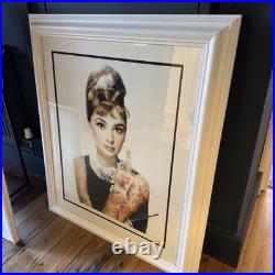 Jj Adams Limited Edition Large Signed Print Audrey Hepburn 68/195