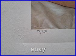 John Kacere Signed Translucent Collectable Lithograph