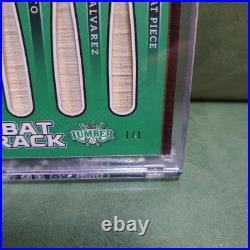 Judge Soto Alvarez Game-Used Bat Piece Card 1/1 Limited Edition Rare Excellent