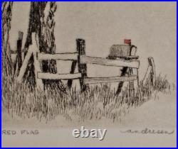 Judith Andersen Vintage 1975 L. E (6/45) Etching