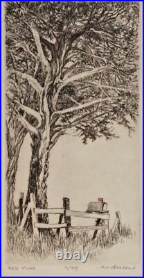 Judith Andersen Vintage 1975 L. E (6/45) Etching