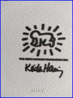 Keith Haring Signed Friendship Certificate