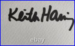 Keith Haring Signed Friendship Certificate