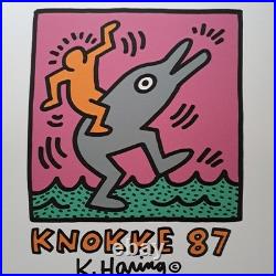 Keith Haring Signed Knokke 87 Certificate