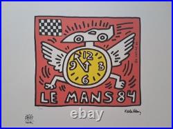 Keith Haring Signed Le Mans 84 Certificate