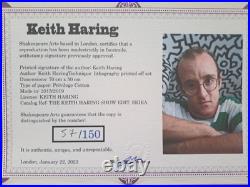 Keith Haring Signed Le Mans 84 Certificate