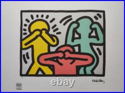 Keith Haring Signed Look! Certificate