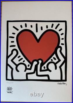 Keith Haring Signed & Numbered Edition Lithograph Untitled, 1988