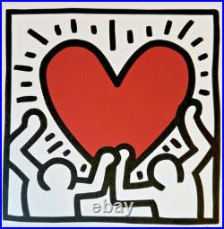 Keith Haring Signed & Numbered Edition Lithograph Untitled, 1988