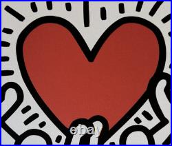 Keith Haring Signed & Numbered Edition Lithograph Untitled, 1988