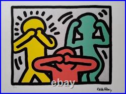Keith Haring Signed See No Evil Certificate