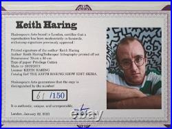 Keith Haring Signed See No Evil Certificate