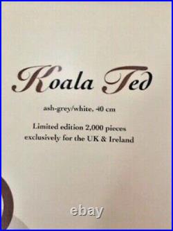 Koala Ted Steiff Limited Edition 2000 pieces 40cm Exclusively for UK & Ireland