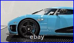 Koenigsegg CCXR 1/18 by VMB Thani Blue Ltd 50 pieces. Not BBR MR Autoart