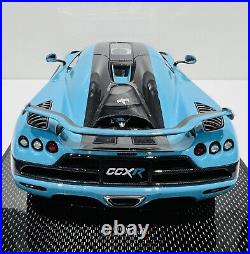 Koenigsegg CCXR 1/18 by VMB Thani Blue Ltd 50 pieces. Not BBR MR Autoart