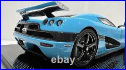 Koenigsegg CCXR 1/18 by VMB Thani Blue Ltd 50 pieces. Not BBR MR Autoart