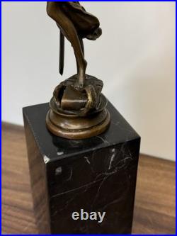 LADY JUSTICE Bronze Statue Woman Lawyer Art Law Nude Sculpture Gift Marble Sign