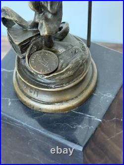 LADY JUSTICE Bronze Statue Woman Lawyer Art Law Nude Sculpture Gift Marble Sign