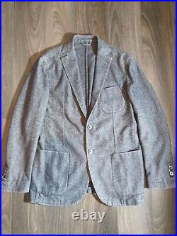 LBM 1911 Limited Edition Unlined Patch Pocket Sports Jacket Gray Size Uk 40R